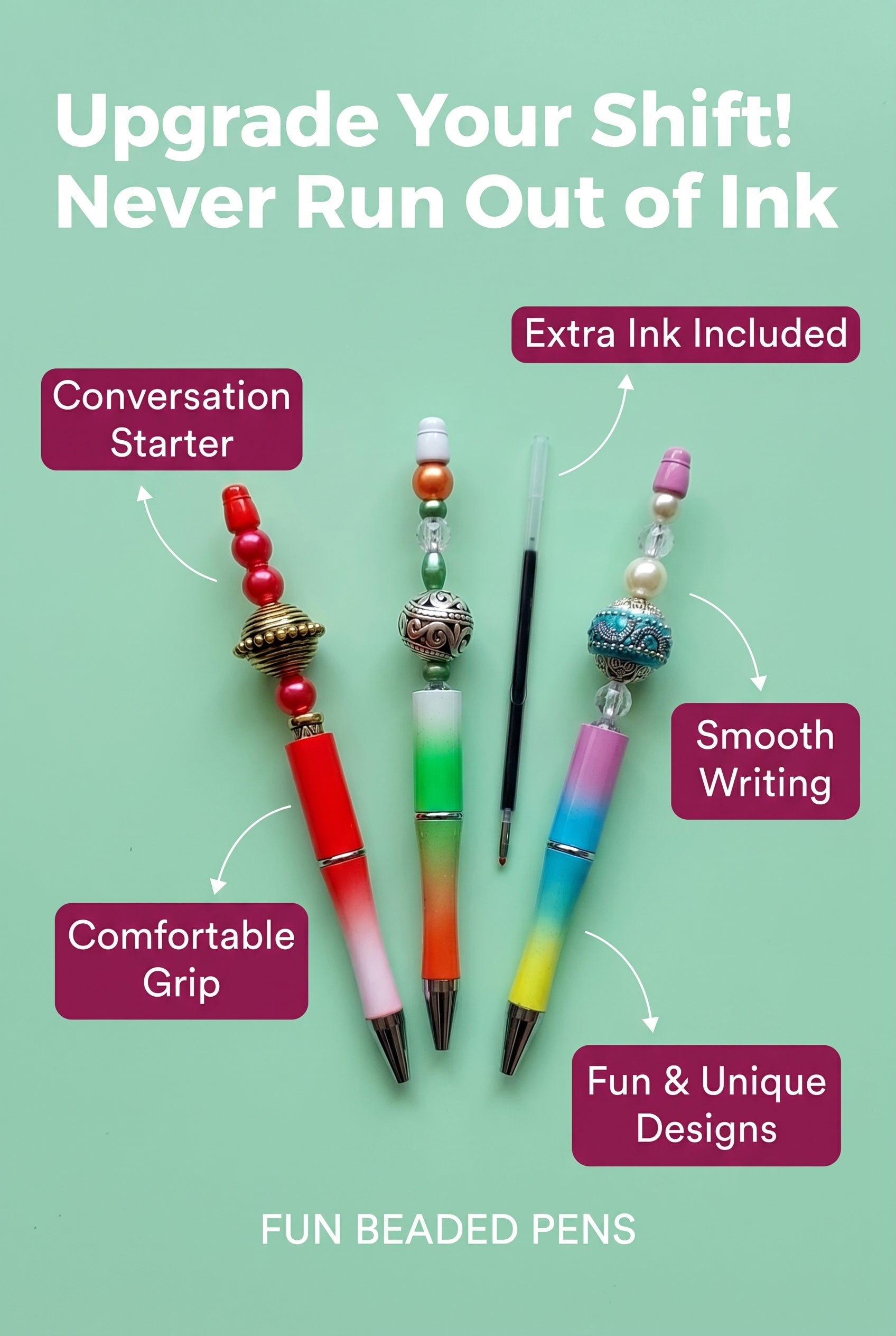 Beaded Pens Great for Staying Focused
