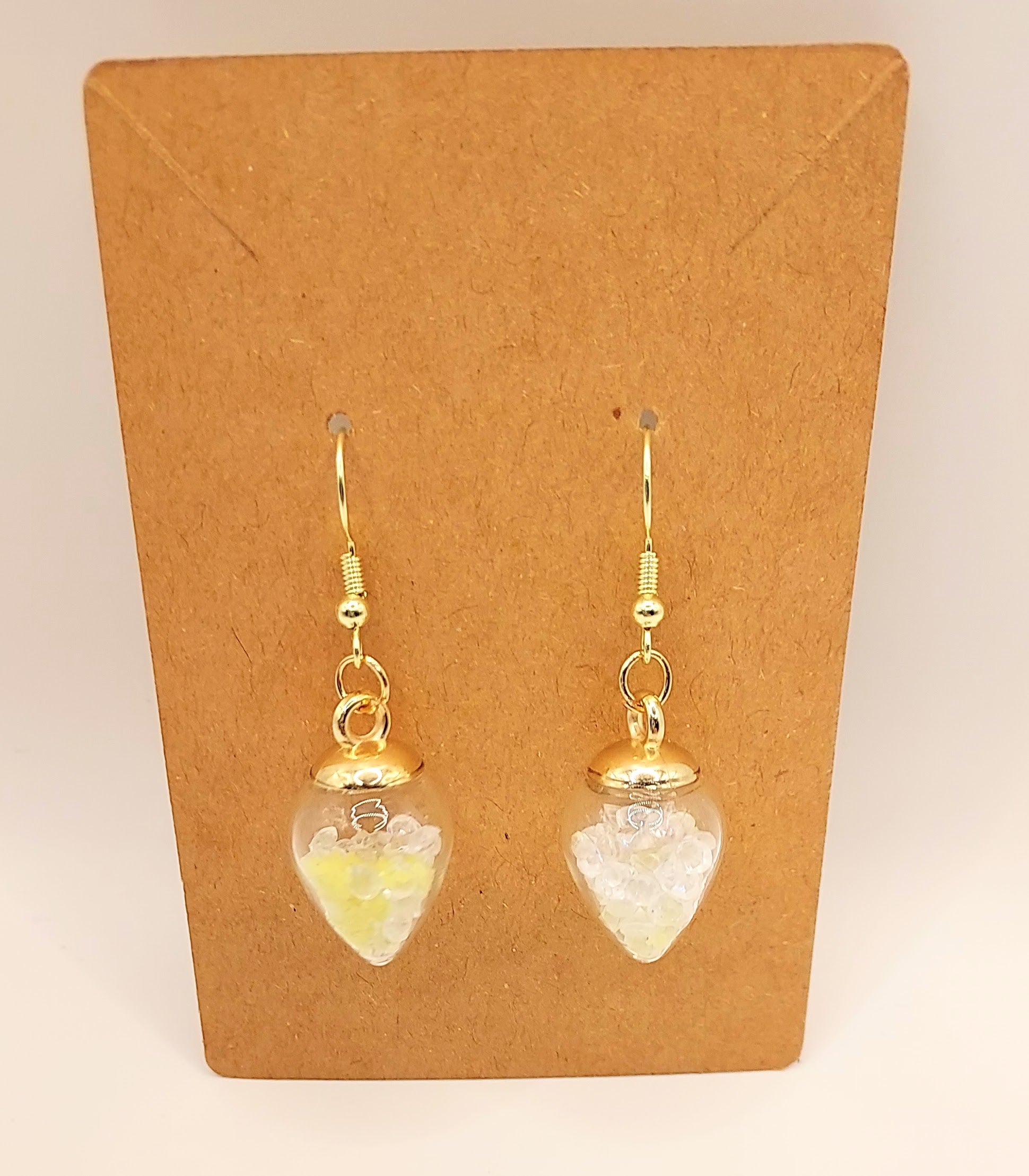Beautiful Bulb with Crystals Earrings