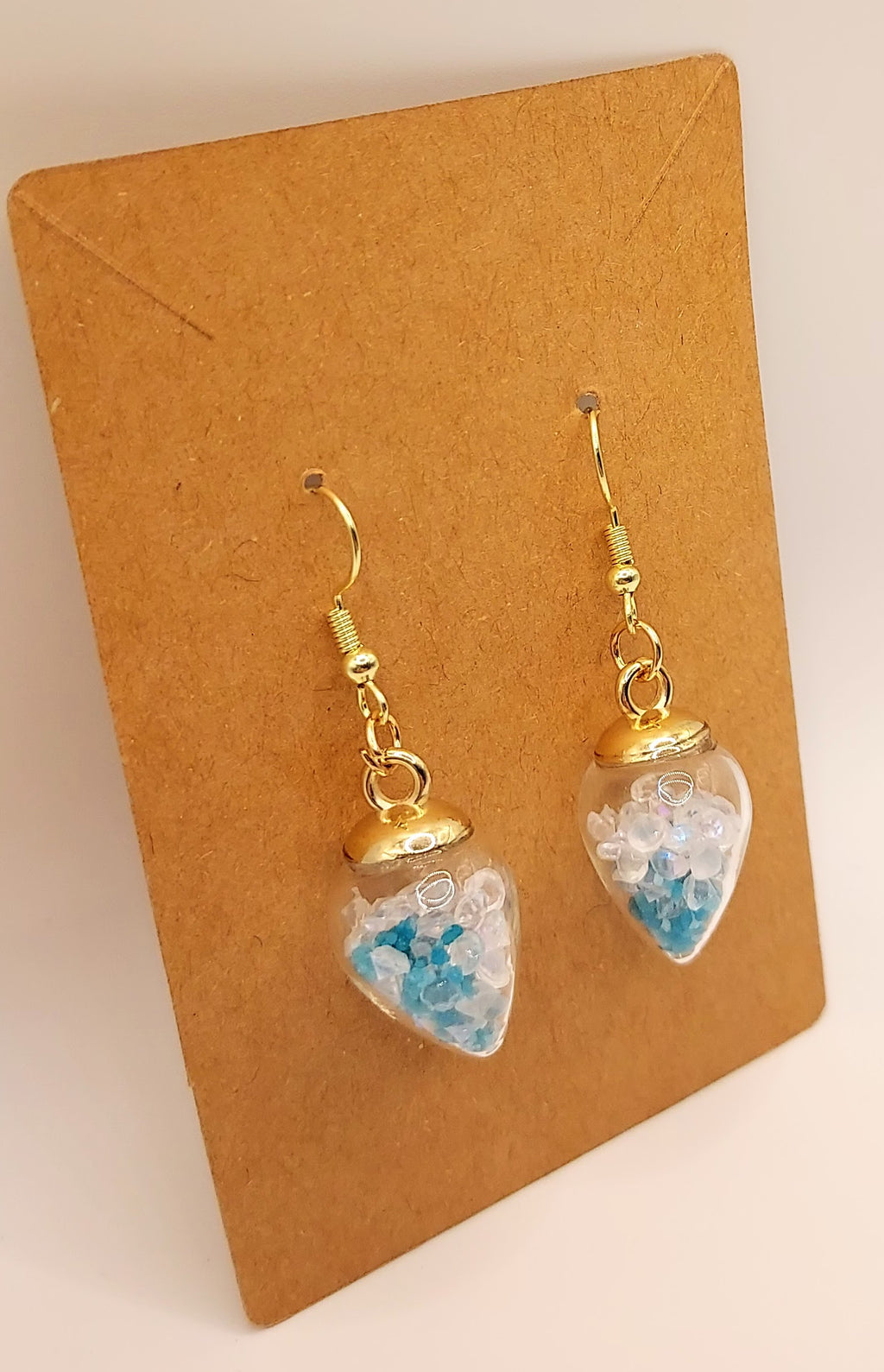 Beautiful Bulb with Crystals Earrings