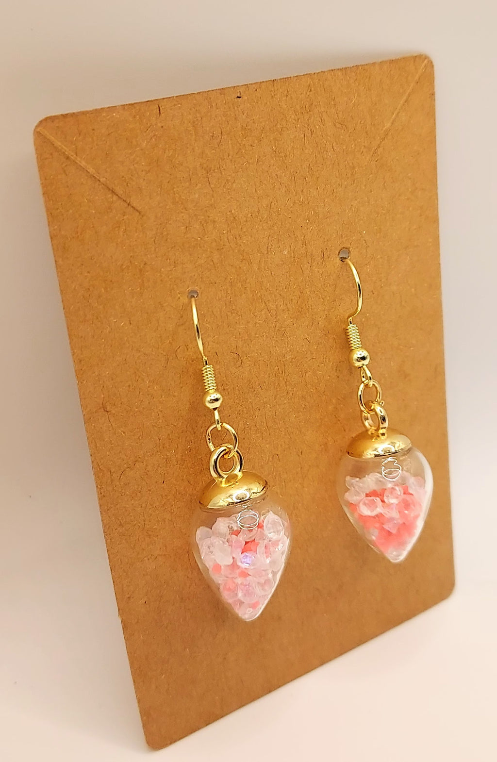 Beautiful Bulb with Crystals Earrings